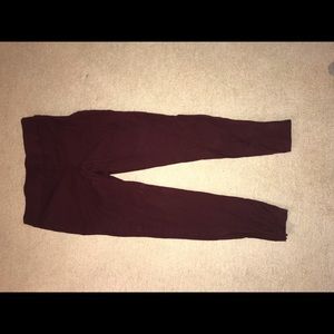 Maroon Jeggings